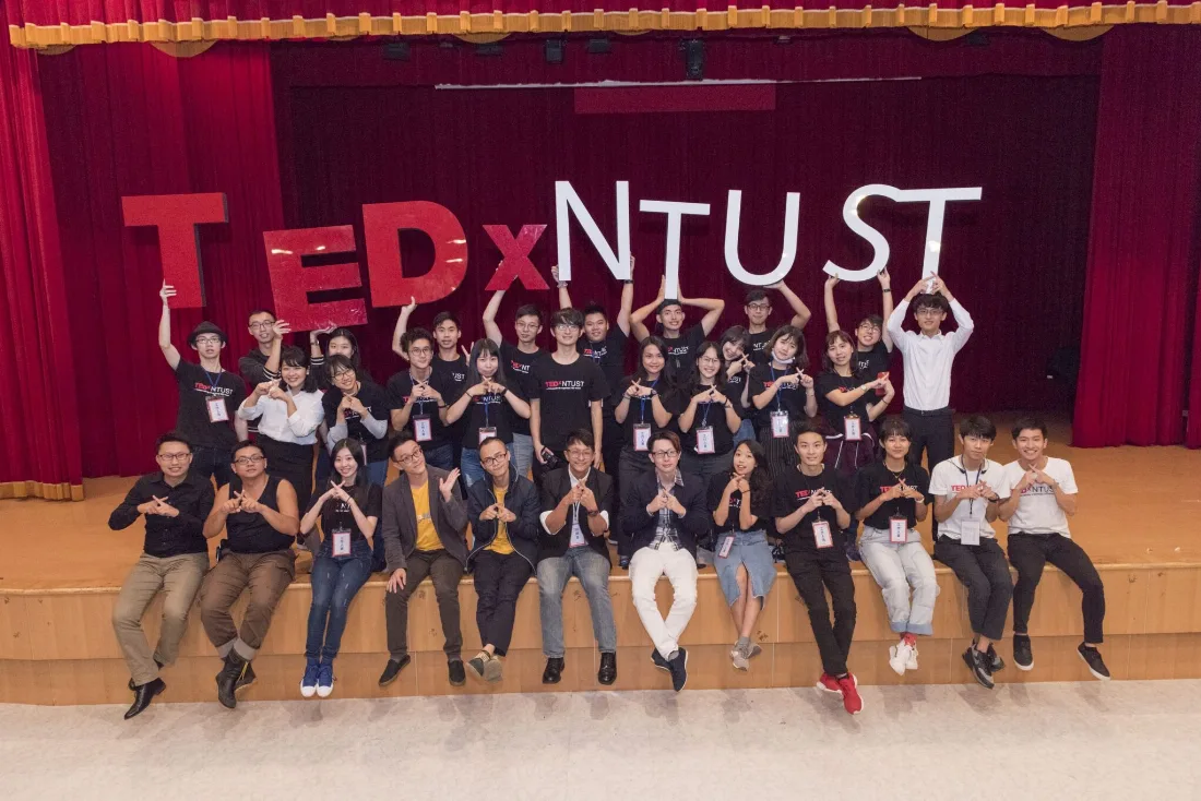 肥迪在 TEDx 社團擔任兩屆社長